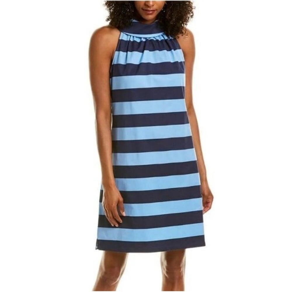 SAIL TO SABLE COWL NECK SHIFT DRESS, SIZE XS